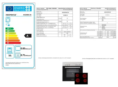 Produktbild von Küche Küchenzeile für Unterbau Waschmaschine Eiche Grau Merle 250 cm Respekta