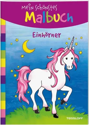 Produktbild von Mein schönstes Malbuch: Einhörner