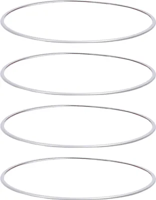 Productafbeelding van 4 stuks wielbeschermers, 21 inch, zelfklevend, krasbestendig, aluminiumlegering, zilver