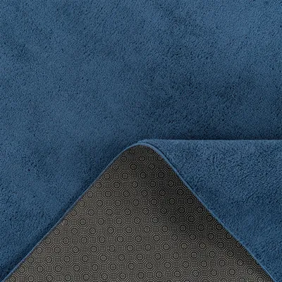 Produktbild von Moderner Wohnzimmer Teppich Kurzflor Waschbar Weich Felloptik Anti-Rutsch Grösse 60x100 cm