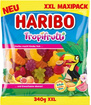 Produktbild von Haribo Tropifrutti Maxipack Gelees 340 g