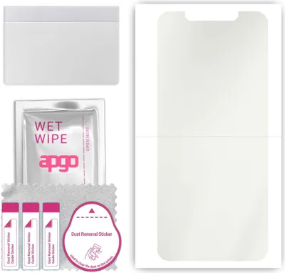 Produktbild von apgo Hydrogel Schutzfolie, Matt, kompatibel mit Oukitel U18, flexibele Displayschutzfolie, Folie mit Positionierhilfe, Anti-Fingerprint, kratzfest, einfache Montage