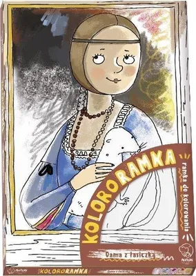 Immagine prodotto di Kolororamka Dama z Łasiczką do kolorowania