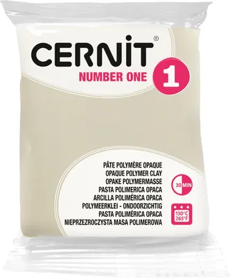 Zdjęcie produktu dla Cernit Polymer Clay N°1 Glinka polimerowa Vanilla 56 g