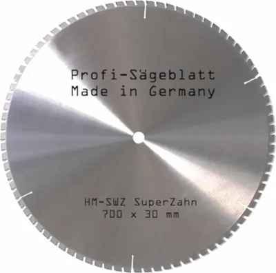 Produktbild von HM SWZ Kreissägeblatt 700 x 30 Z= 84 SWZ SUPER nagelfest Ersatzsägeblatt für Bauholz Naturholz Brennholz Hartholz Schalholz Faserplatten Leimholz fürWippsäge Tischkreissäge Kreissäge Brennholzsäge