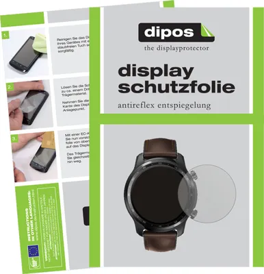 Produktbild von 6x Schutzfolie für TicWatch Pro X matt Displayschutzfolie Folie Display Schutz dipos