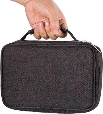 Produktbild von Famanu Etui für Buntstifte 72 Slots - Schwarz, große Kapazität für Stifte und Zubehör