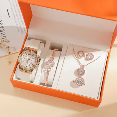 Produktbild von Damenuhr Armband Schmuck Set