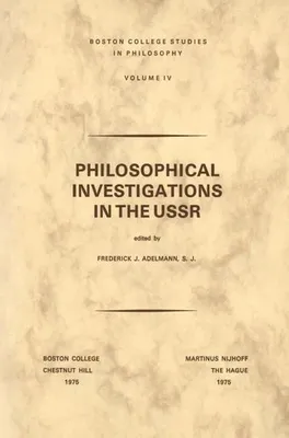 Obrázok produktu pre Philosophical Investigations in the U.S.S.R