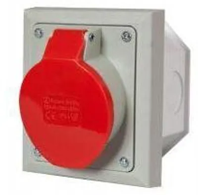 Produktbild von TAREL Unterputz Starkstromsteckdose 32A IP44 Rot