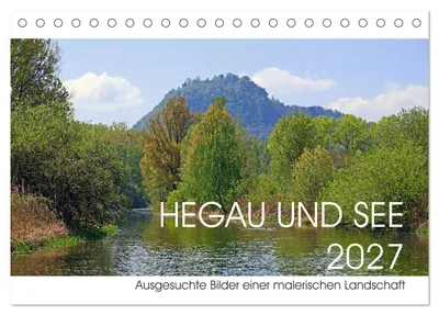 Produktbild von Hegau und See (Tischkalender 2027 DIN A5 quer), CALVENDO Monatskalender