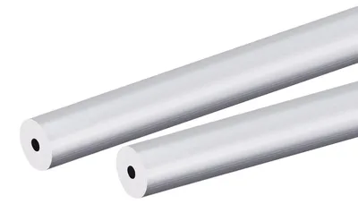 2er-Pack Aluminium-Rundrohr 12 mm AD, 3 mm ID, 250 mm Länge