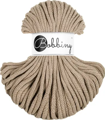 Zdjęcie produktu dla Bobbiny Premium 5 mm 50 m Sand Sznurek