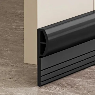 Productafbeelding van PromoHome® tochtstopper voor onder de deur, zelfklevende deurrubber, wit, 100 cm
