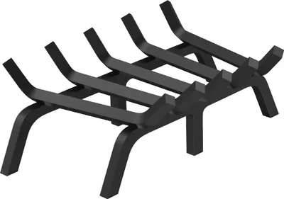 Obrázek produktu pro Rošt na palivové dřevo VEVOR, 53,3 cm (21 palců), robustní rošt na palivové dřevo se 6 podpěrnými nohami, 1,9 cm (3/4 palce) masivní, práškově lakované ocelové tyče, držák na polena pro vnitřní i venkovní krby