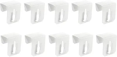 Produktbild von Universelle Raumschrauben - 10er Pack - Dekorative Raumschrauben - Raumschrauben - Für alle Zimmer - Weiss - 12-20mm - Universal