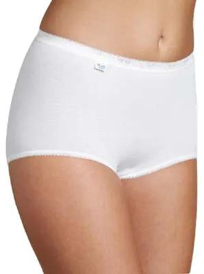 Produktbild von Sloggi Damen Unterhose Basic+ Maxi , 4-Pack, 48, Weiß