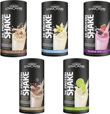 Produktbild von Layenberger LowCarb.one(TM) 3K Protein-Shake 360g Dose Dunkle Schokolade