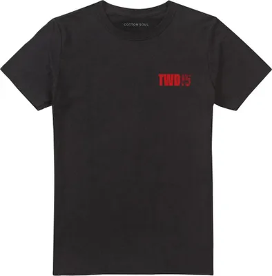 Produktbild von The Walking Dead - "Skull Fight Scene" T-Shirt für Herren/Damen Uni, Rückseitiger Aufdruck TV31425 (XL) (Schwarz)
