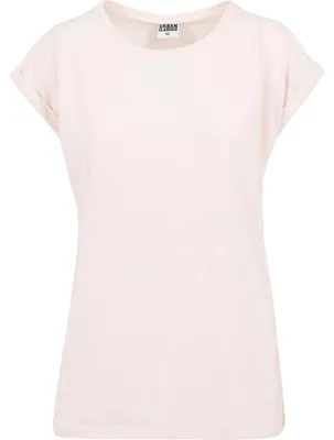 Produktbild von Urban Classics - T-Shirt Überschnittene Schulter für Damen TN574 (M) (Pink)