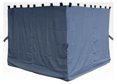 Produktbild von 4 Seitenteile für Pavillon Paris 3x3m in Platingrau