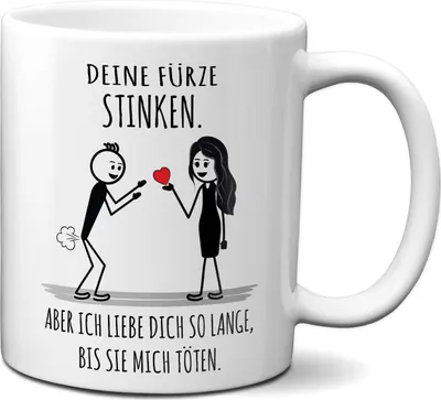 Produktbild von TassenKing Tasse mit Spruch - Deine Fürze Stinken - Bestes Kaffeetassen für Ihn - lustige Geschenke für Männer - Furzen Büro Becher Geschenk - Kaffeebecher