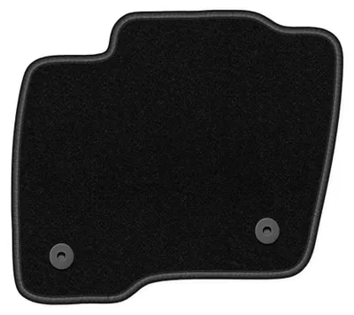 Produktbild von Fahrermatte Velours für Ford Edge MK2 2014- (SUV) – 1-tlg, Schwarz, passgenau – Wielganizator BASIC