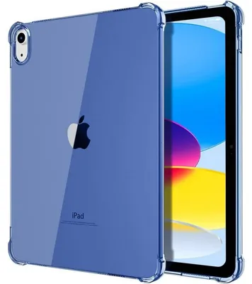 Immagine prodotto di Custodia protettiva per iPad da 11 pollici (modello 2025) e 10,9 pollici (modello 2022), trasparente, blu navy, in TPU