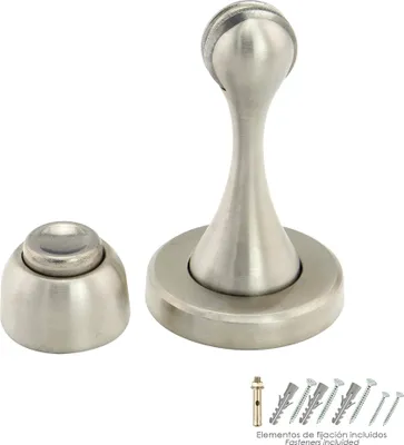 Produktbild von Extra starker magnetischer Türstopper aus Edelstahl für Wand und Boden