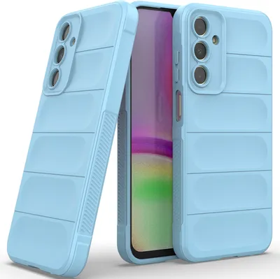 Produktbild von Handyhülle für Samsung Galaxy A25 Weich TPU Silikon Stossfest Anti-rutsch Hülle Blau