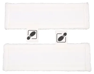 Immagine prodotto di Panni per pulitore a vapore, 2 pezzi, ricambi per mop per pulitori di pavimenti, in microfibra, dimensioni 33,5 x 10,5 cm