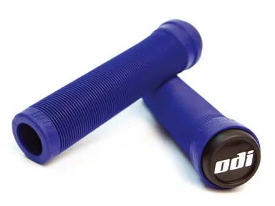 Produktbild von ODI Longneck Soft BMX-Griffe – blau