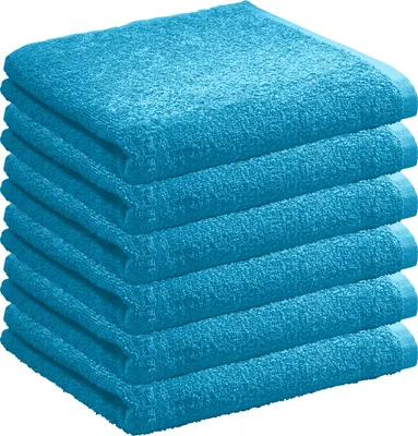 Produktbild von REDBEST Handtuch Oceanside" 6er-Pack türkis 50x80 cm"