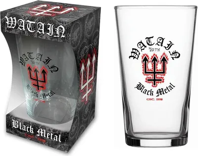 Produktbild von Watain Bierglas  Est. 1998 klar Band-Merch, Bands, Geschenke Glas Standard