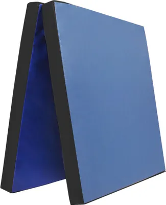 Produktbild von Grevinga® klappbare Leichtturnmatte | VB 80 | 200 x 100 x 6 cm | BLAU-SCHWARZ