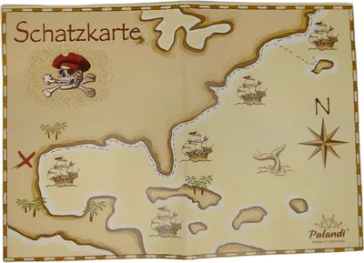 Produktbild von Piraten Schatzkarten