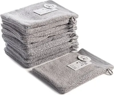 Produktbild von A&R 601.50 | Excellent Washing Glove DELUXE 16 x 22 cm Waschhandschuh - Farbe: Light Grey - Größe: 16 x 22 cm