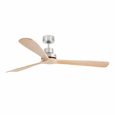 Immagine prodotto di Ventilatore da soffitto a risparmio energetico con telecomando Lantau-G Nichel / Pino 168 cm