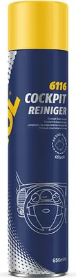 Zdjęcie produktu dla Mannol Plak Środek Do Czyszczenia Deski Rozdzielczej Cytryna – Spray Do Czyszczenia Deski Rozdzielczej, Zapach Cytrynowy 650 Ml (6116) (24)