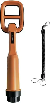 Productafbeelding van Gt120 Oranje metaaldetector pinpoint, waterdicht, 4,2 inch. Zoekspul voor het vinden van goud en munten.
