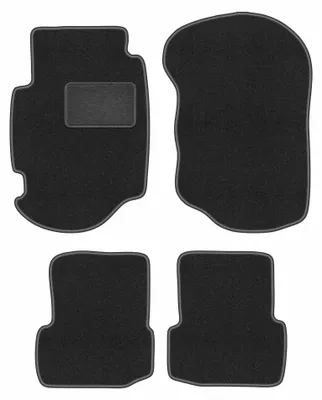 Produktbild von Velours-Fußmatten für Ford Escort MK7 1995-2002 (Schrägheck/Kombi) – 4-tlg, Graphit, passgenau – Wielganizator LUX