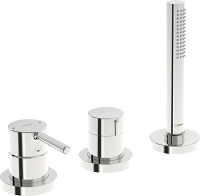 Produktbild von Hansa HANSAVANTIS Style Fertigmontageset für Wannenfüll- und Brausebatterie Einhebelmischer