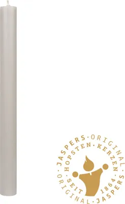 Produktbild von Flachkopf durchgefärbte Stabkerzen Hell-Leinen 290 x Ø 21 mm, 1 Stück