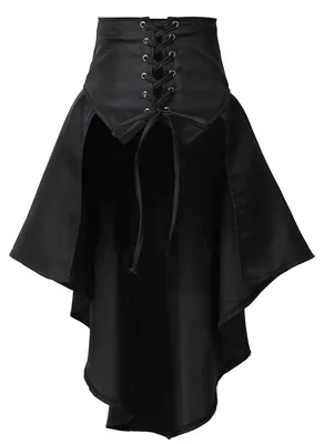 Produktbild von Elzusha – Steampunk-Rock für Damen, Gürtel, Rüschen, Piraten-Korsett, Kostüm