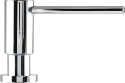 Produktbild von Blanco Einbau Spülmittelspender 500ml - Pumpspender Befüllung von oben, Bohrlochdurchmesser ø 35mm, Metall verchromt