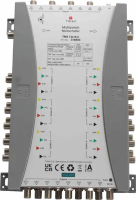 Image de Multicommutateur en cascade TRIAX, 13 entrées/16 sorties, sans bloc d'alimentation, 1 pièce.
