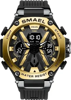 Produktbild von SMAEL PE-29444 Uhr – Schwarz/Golden für Herren KP29444