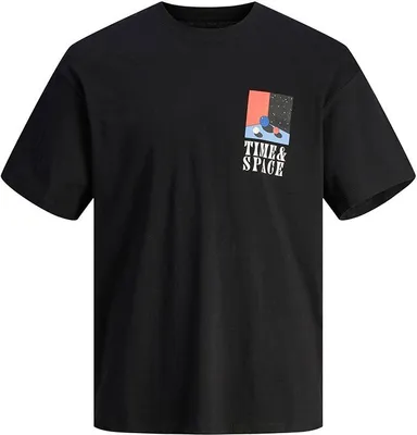 Produktbild von Jack & Jones Delirium Kurzarm-t-shirt Schwarz XL Mann Schwarz XL