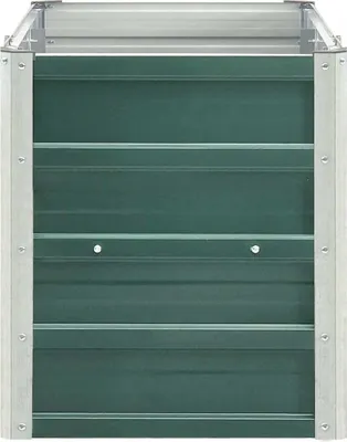 Obrázek produktu pro vidaXL Zahradní zvýšený záhon z pozinkované oceli 240 × 40 × 45 cm zelený