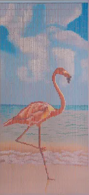 Produktbild von Conacord Decona Flamingo Dekovorhang bunt